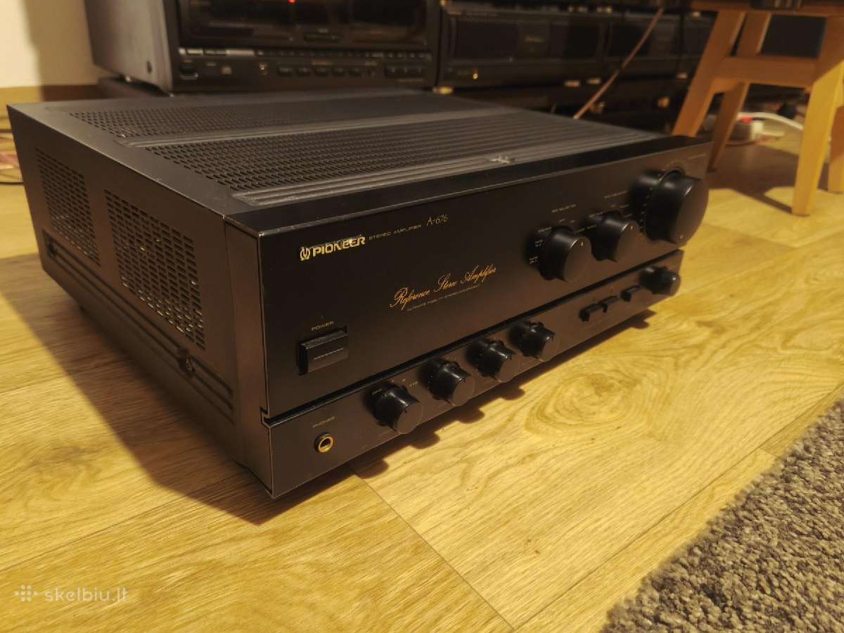 Pioneer A676 Rms 2x95w Thd: 0.008% 12,8kg Japonija - nuotraukos Nr. 10