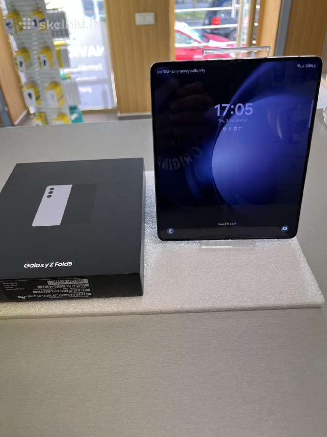 Parduodu idealios būklės samsung Z fold 5, 256gb - nuotraukos Nr. 3