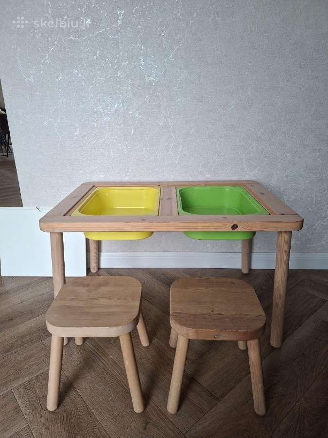 Vaikiškas staliukas su kėdutėmis - nuotraukos Nr. 3