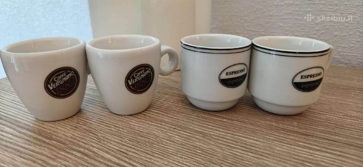 Espresso kavos puodeliai - nuotraukos Nr. 2
