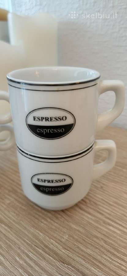 Espresso kavos puodeliai - nuotraukos Nr. 3