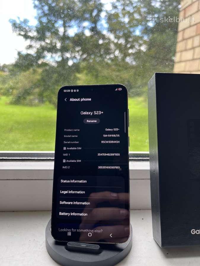 Samsung s23+ - nuotraukos Nr. 3