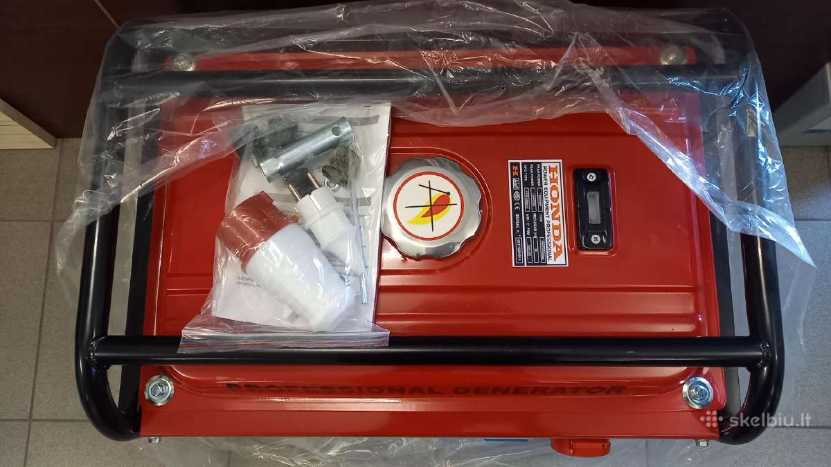 Benzininis Honda elektros generatorius 3500 w - nuotraukos Nr. 3