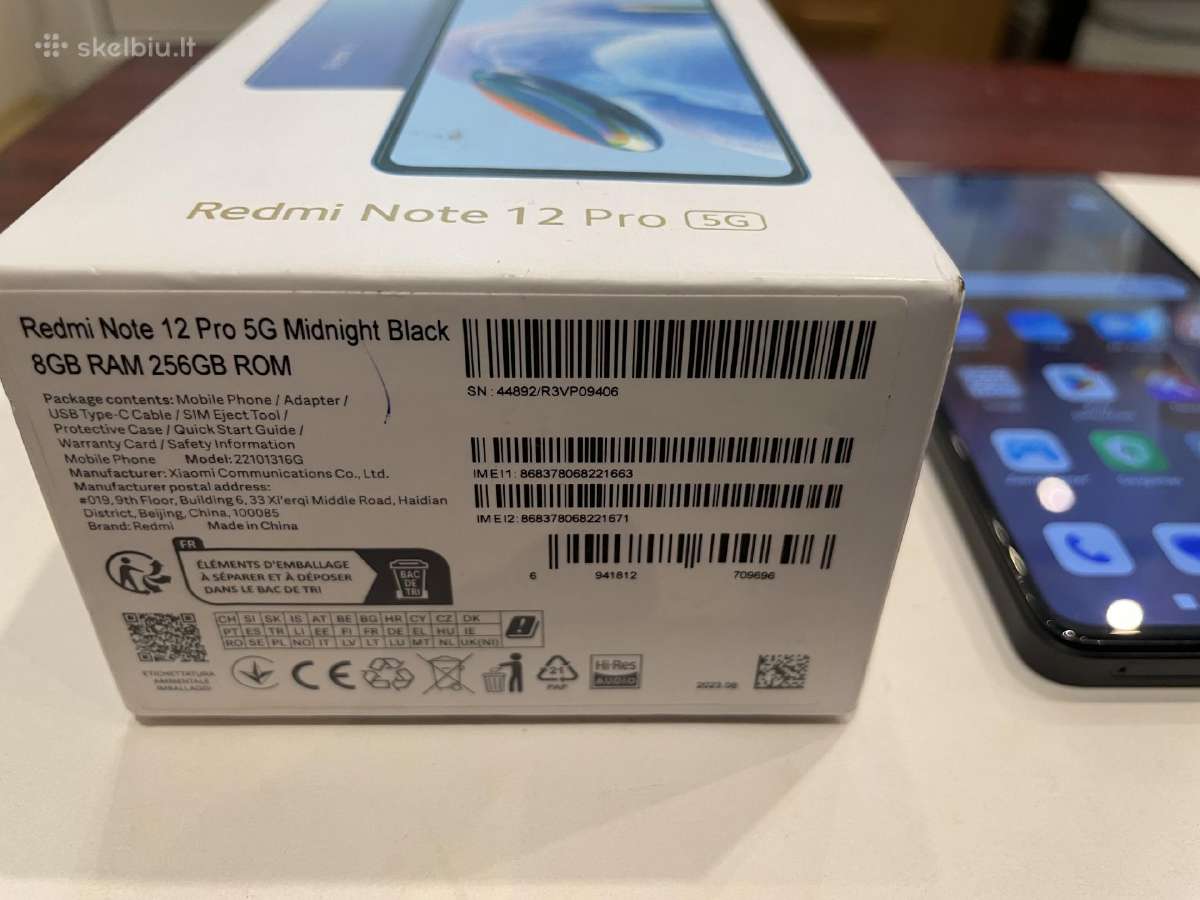 Redmi Note 12 Pro 5G - nuotraukos Nr. 2