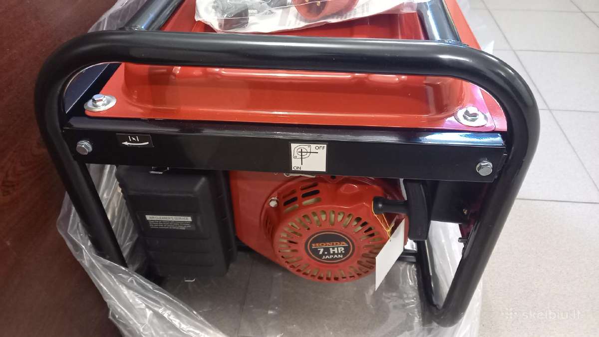 Benzininis Honda elektros generatorius 3500 w - nuotraukos Nr. 4
