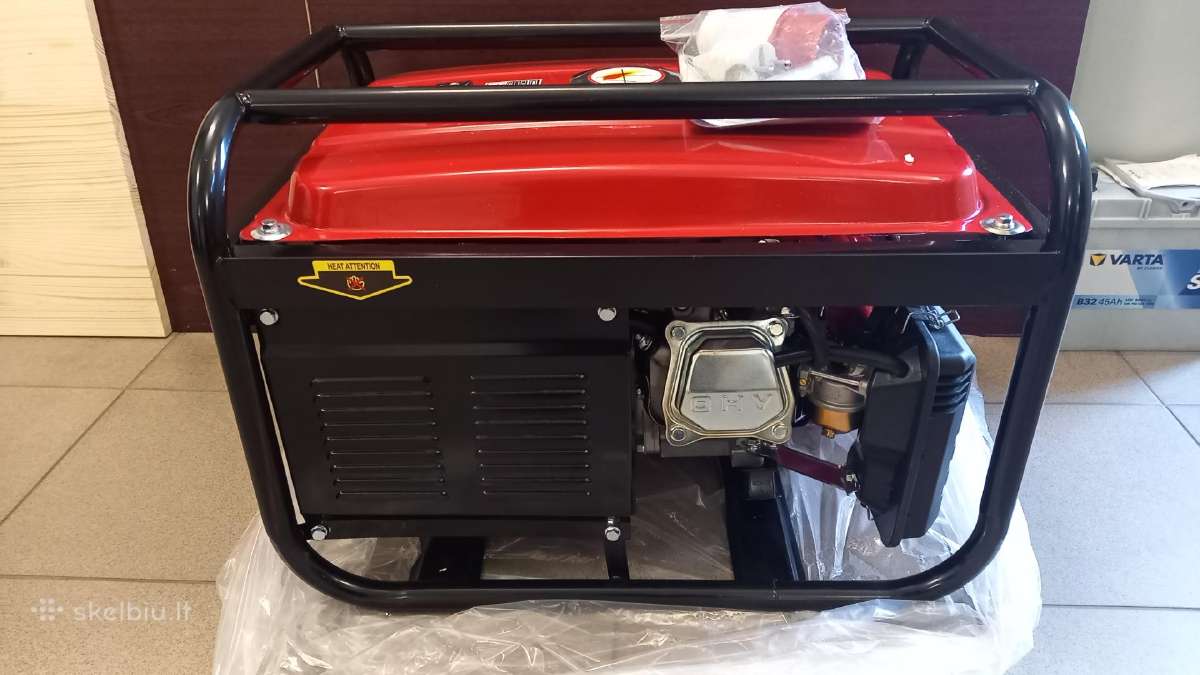 Benzininis Honda elektros generatorius 3500 w - nuotraukos Nr. 6