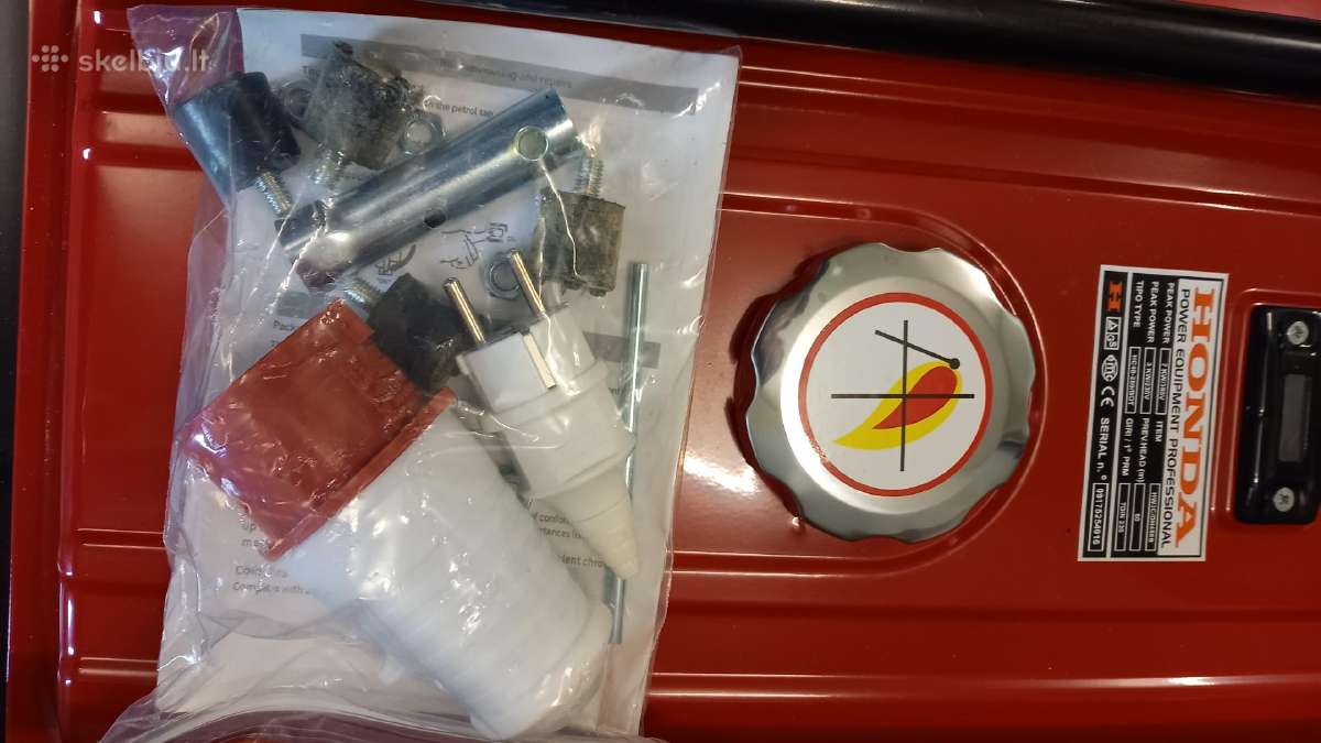Benzininis Honda elektros generatorius 3500 w - nuotraukos Nr. 2