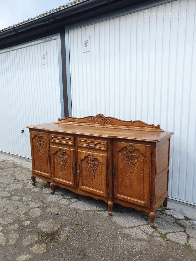 Antikvarinė Medinė Apatinė Komoda Spinta - nuotraukos Nr. 6