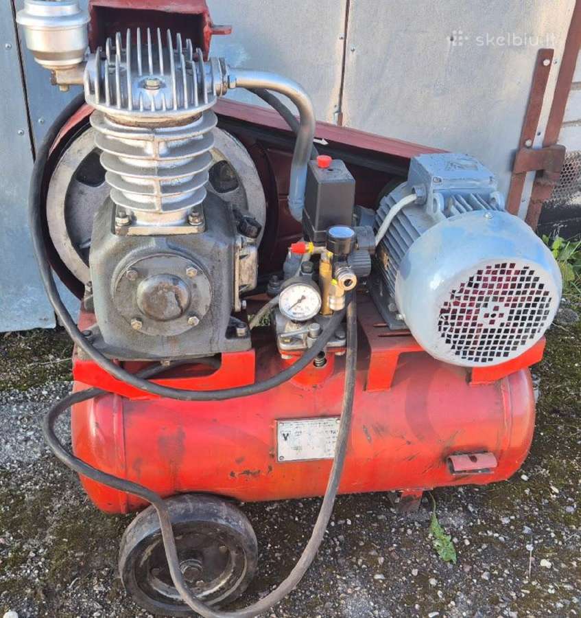 Oro kompresorius Co-7b, 4 kw, su automatika - nuotraukos Nr. 2