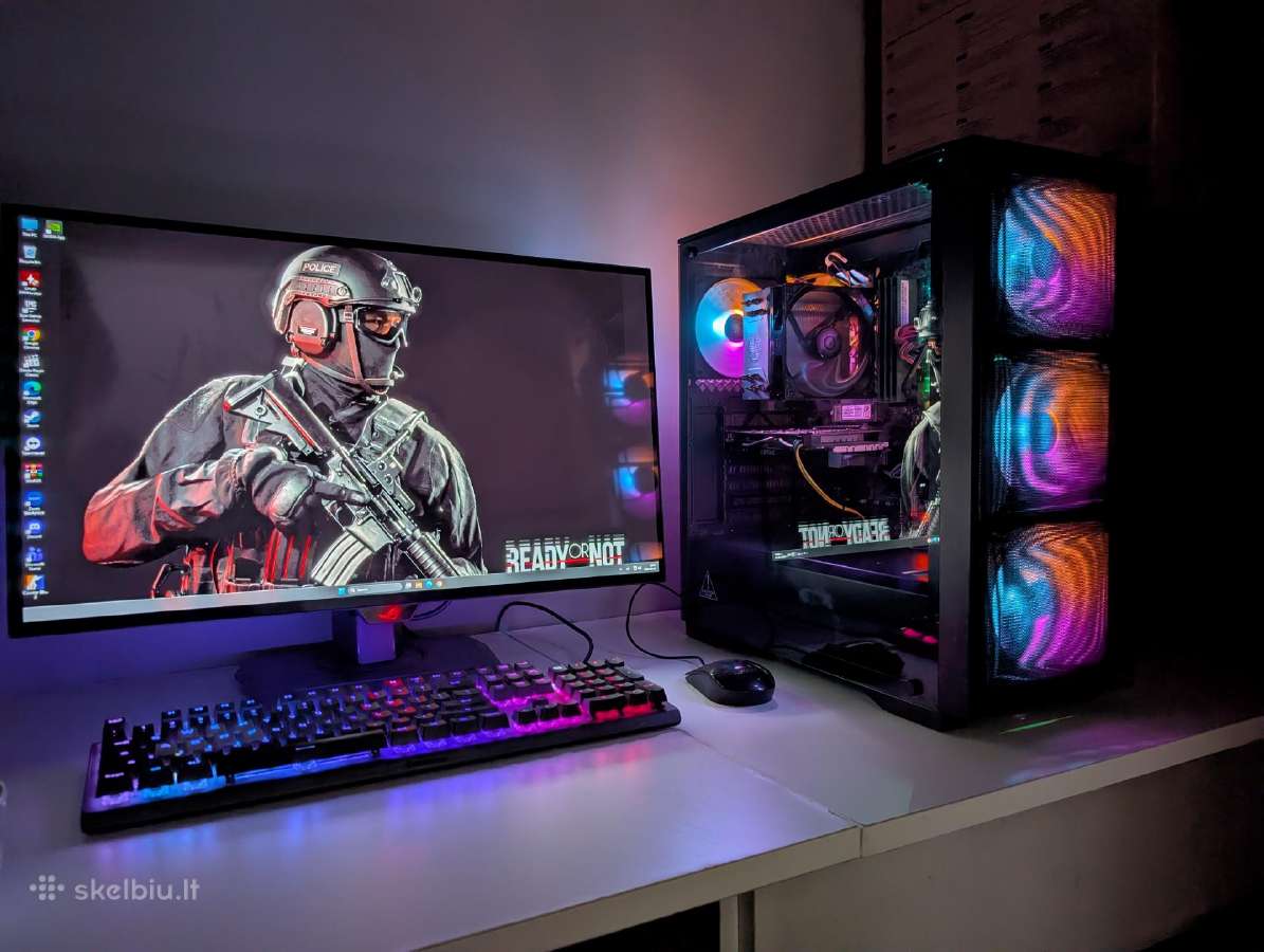 Žaidimų-mokslų Pc komplektas I5 6600k,16gb,1060 - nuotraukos Nr. 2