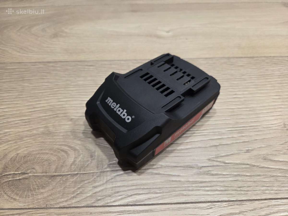 Metabo 18 V 1,5 Ah Li-ion Power akumuliatorius - nuotraukos Nr. 2