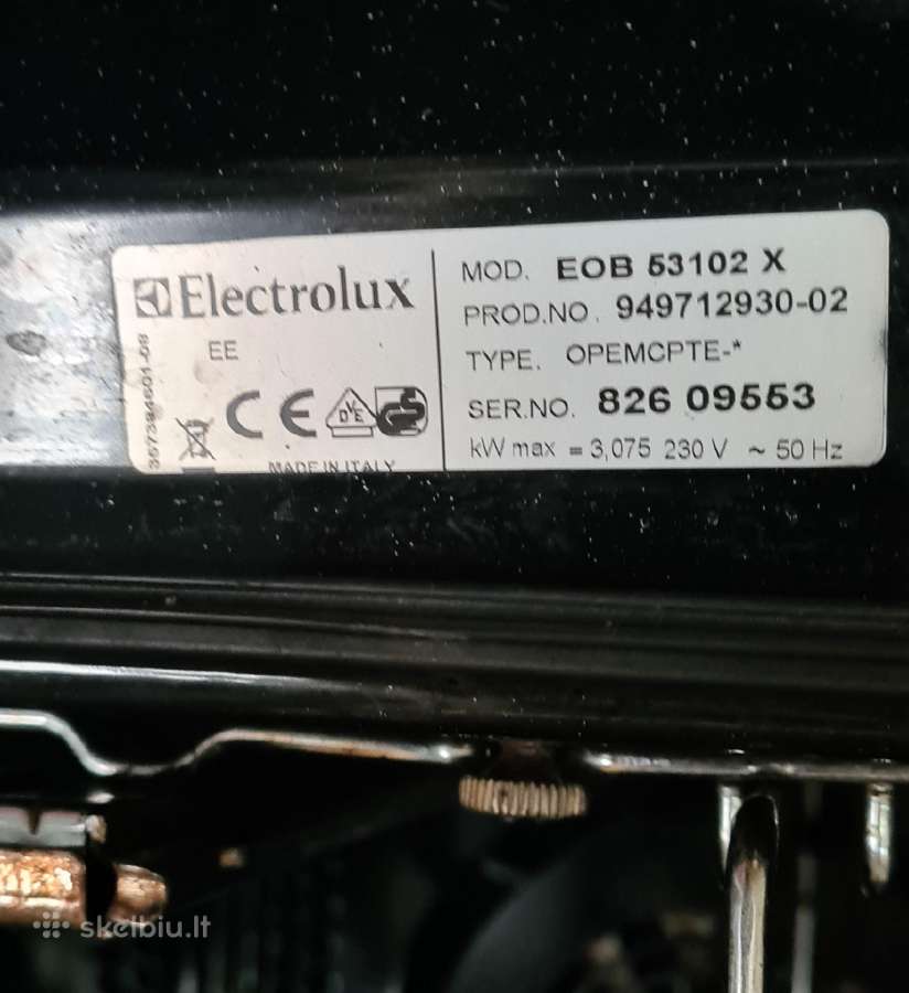 Parduodu ,electrolux“ elektrinę orkaitę - nuotraukos Nr. 5