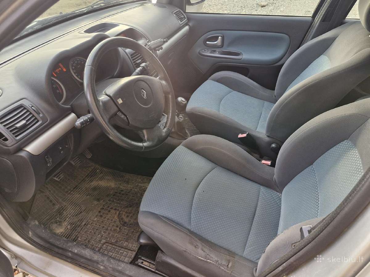 Renault Clio 2005 su Ta galiojančia 2 metus - nuotraukos Nr. 17
