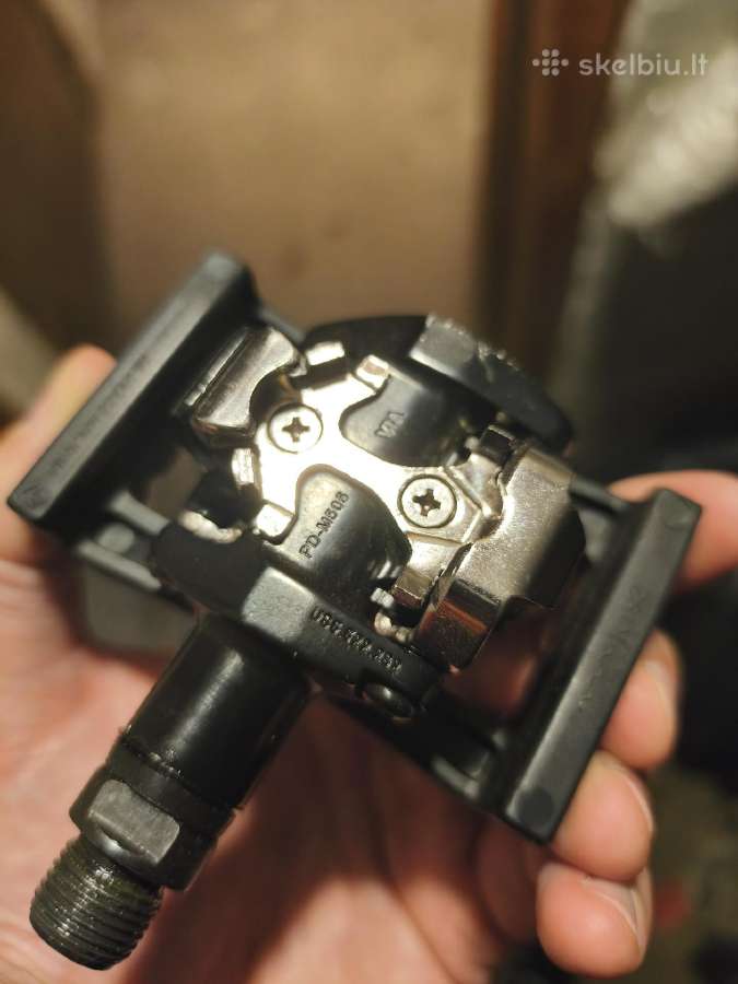 Shimano Pd-m505 spd pedalai su platformomis - nuotraukos Nr. 2