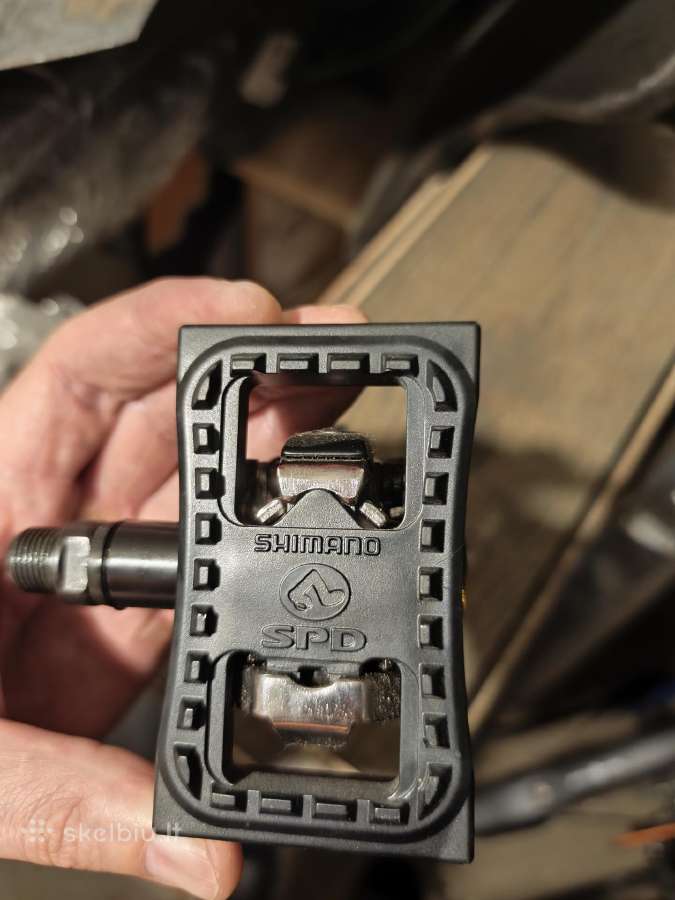 Shimano Pd-m505 spd pedalai su platformomis - nuotraukos Nr. 3
