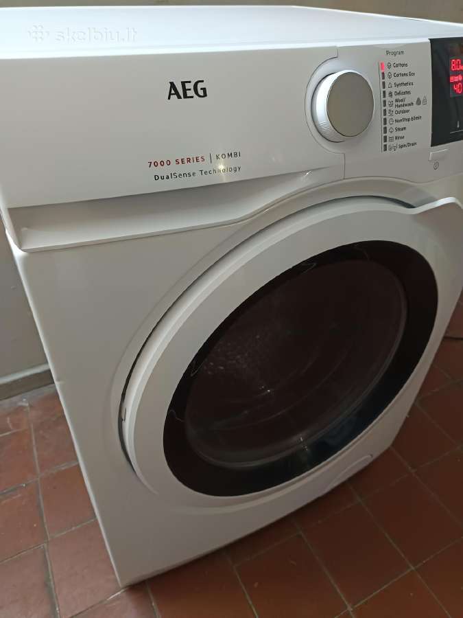Aeg 8 kg 1600' su džiovintuvu ir garantija - nuotraukos Nr. 2