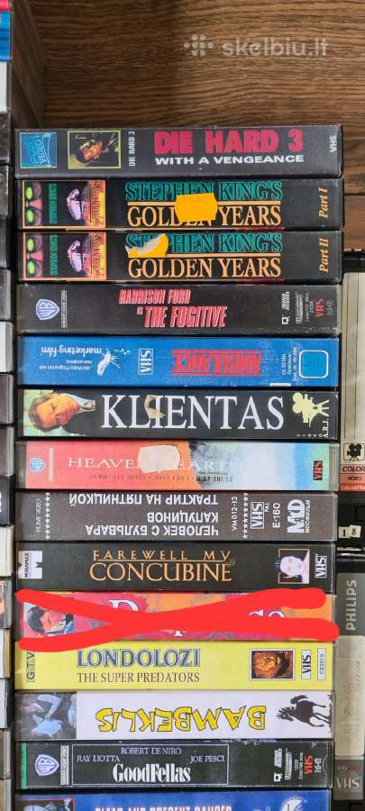 Vhs kasečių rinkinys rusų kalba - nuotraukos Nr. 5