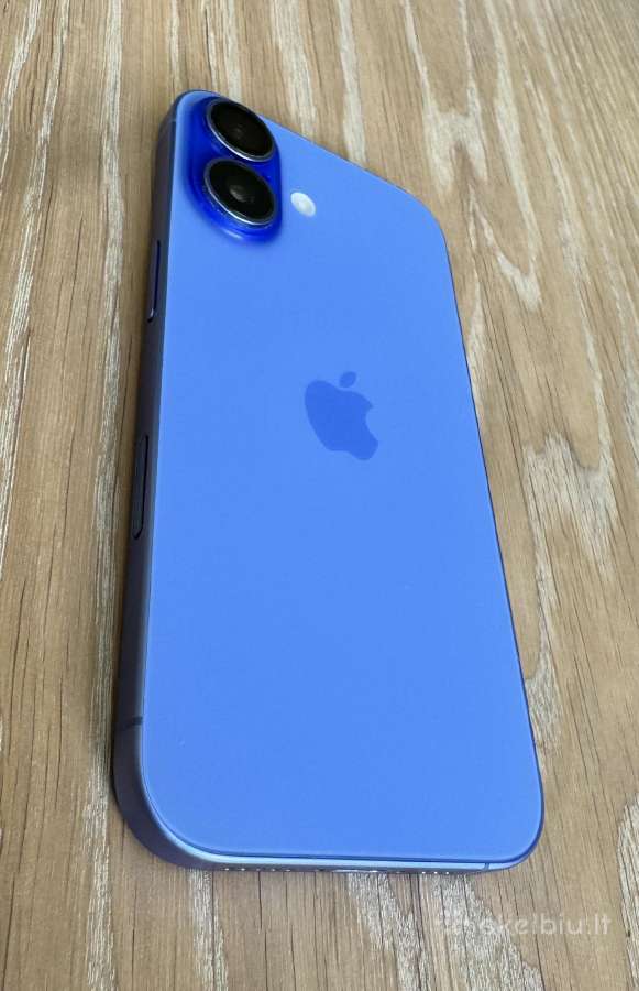 iPhone 16 Ultramarine 128gb - nuotraukos Nr. 8