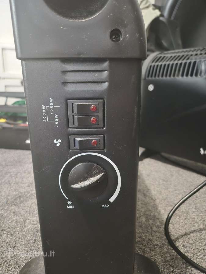 2kw elektriniai šildymo radiatoriai - nuotraukos Nr. 2
