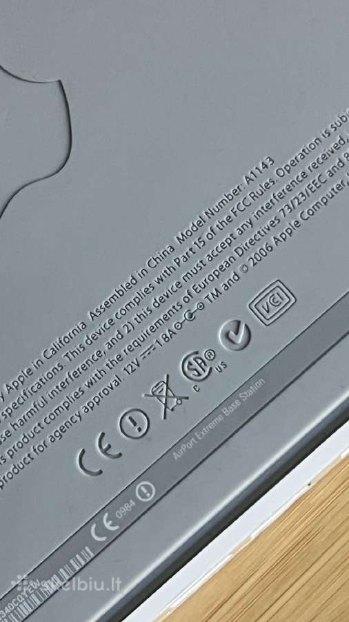 Wi-fi routeris Apple Airport Extreme Base Station - nuotraukos Nr. 4