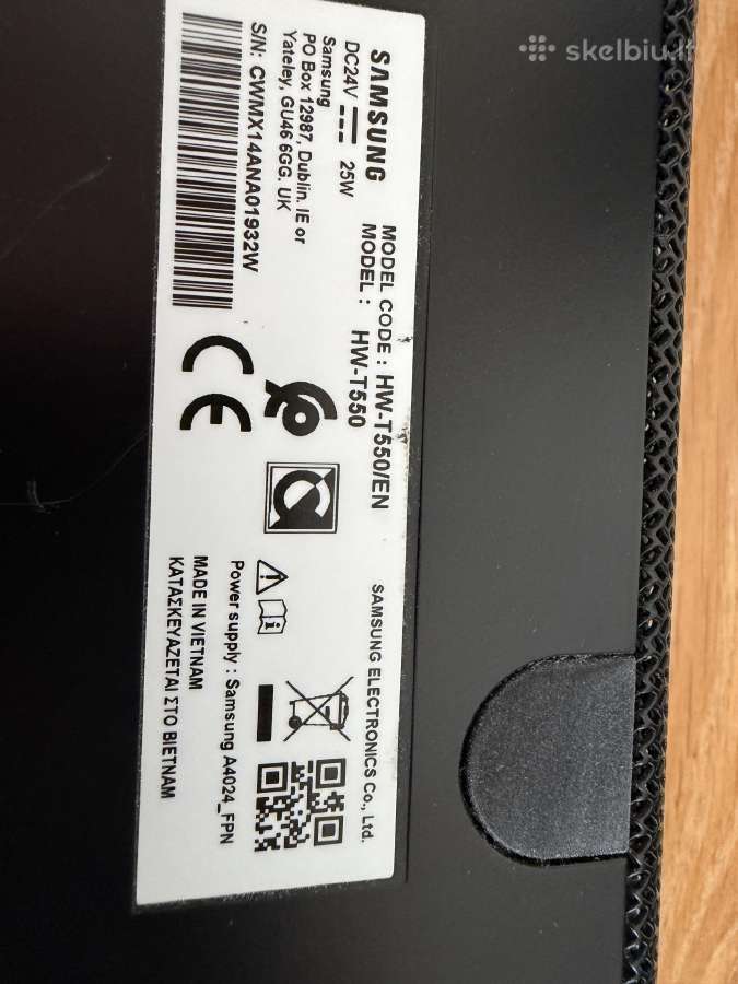 Soundbar garso sistemą Samsung Hw-t550 - nuotraukos Nr. 5