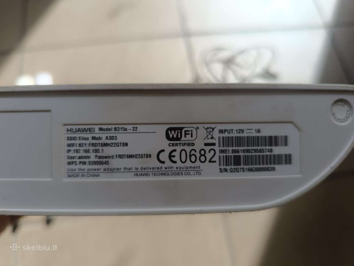 Huawei B315s-22 4G modemas - nuotraukos Nr. 2