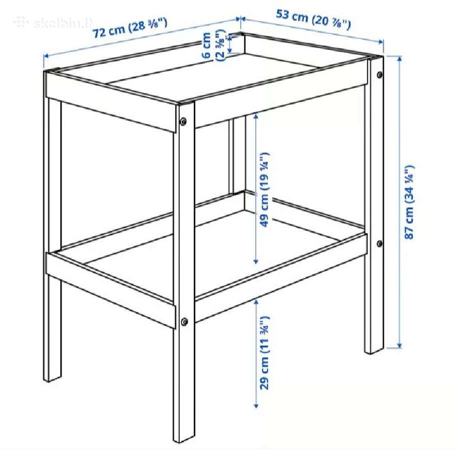Ikea vystymo stalas Atiduodamas - nuotraukos Nr. 4