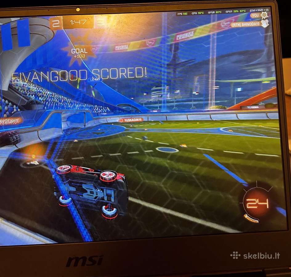 Gaming laptop Gl65 leopard 10ser - nuotraukos Nr. 3