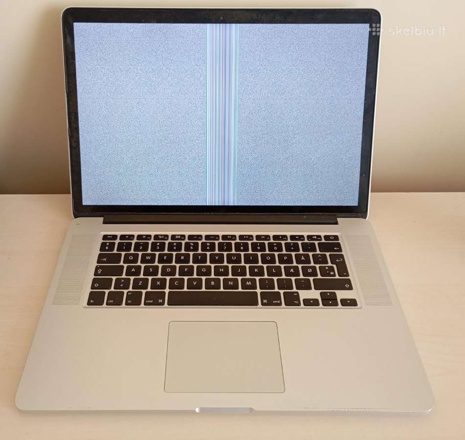 Apple MacBook pro 2013 15.4 i7 su ekrano defektu - nuotraukos Nr. 2