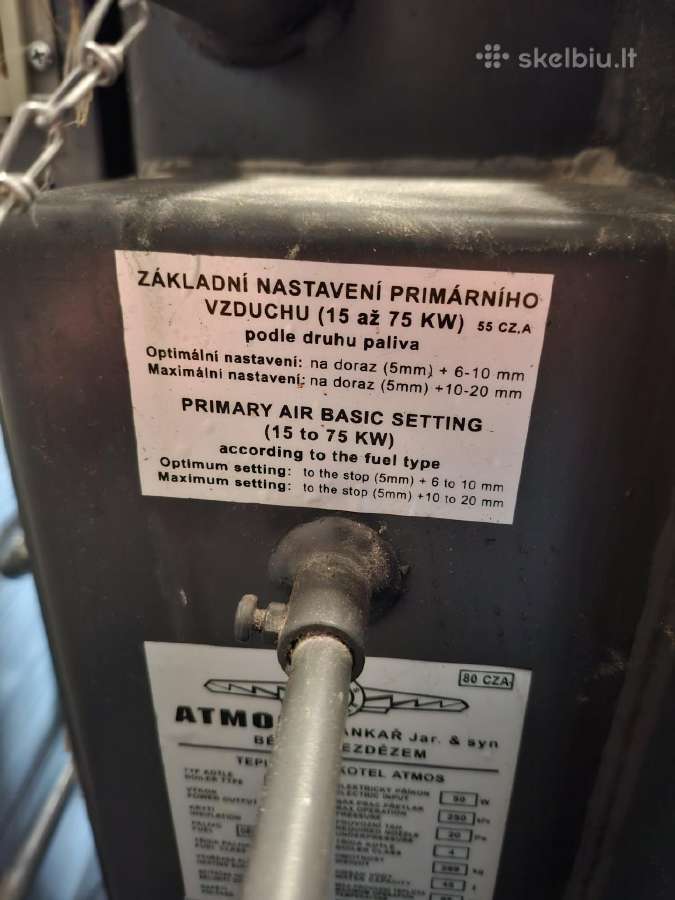 Parduodamas naud. kiet kuro katilas Atmos Dc 18 S - nuotraukos Nr. 7