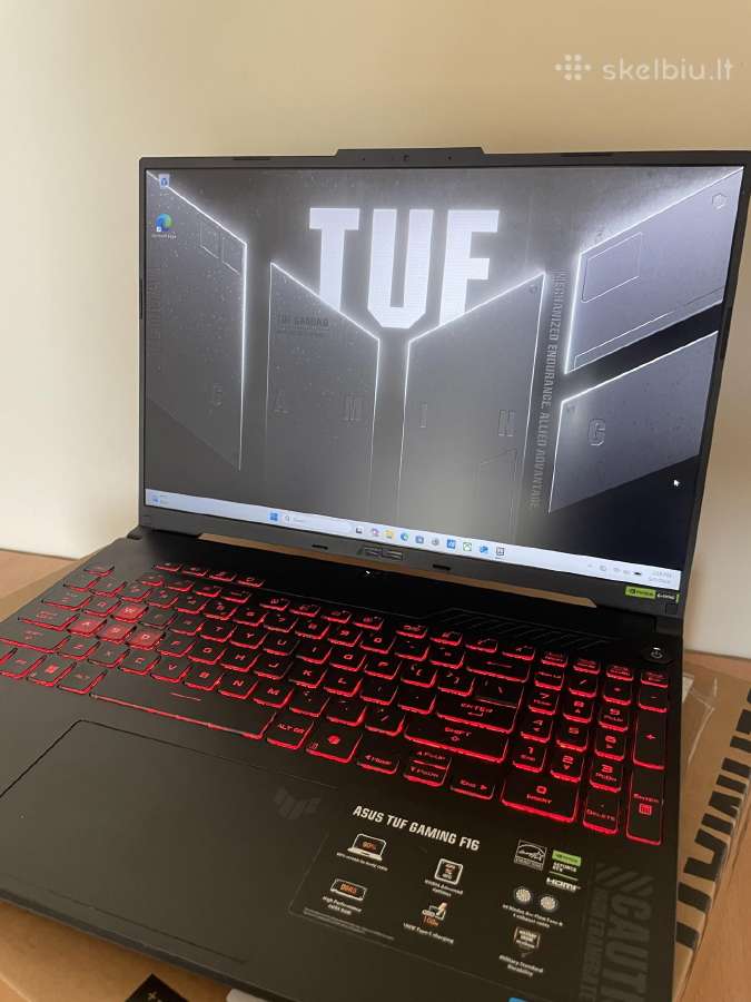 Asus Tuf F16 - nuotraukos Nr. 4
