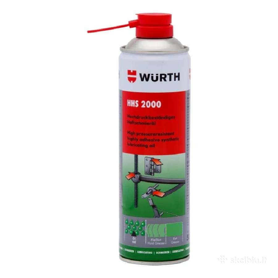 Wurth purškiamas tepalas - nuotraukos Nr. 2