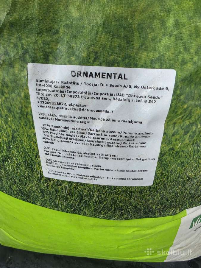 Naujas vejos sėklų maišas Dlf Turfline Ornamental - nuotraukos Nr. 4