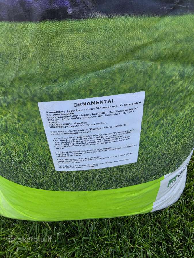 Naujas vejos sėklų maišas Dlf Turfline Ornamental - nuotraukos Nr. 6
