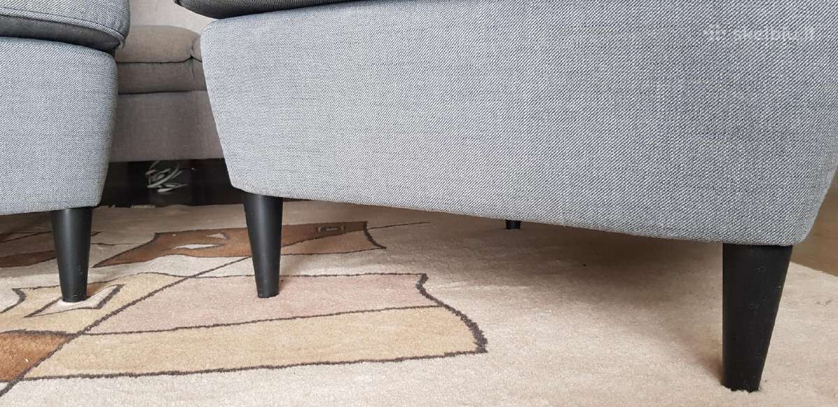 Du pilki Ikea foteliai (krėslai) geros būklės - nuotraukos Nr. 3