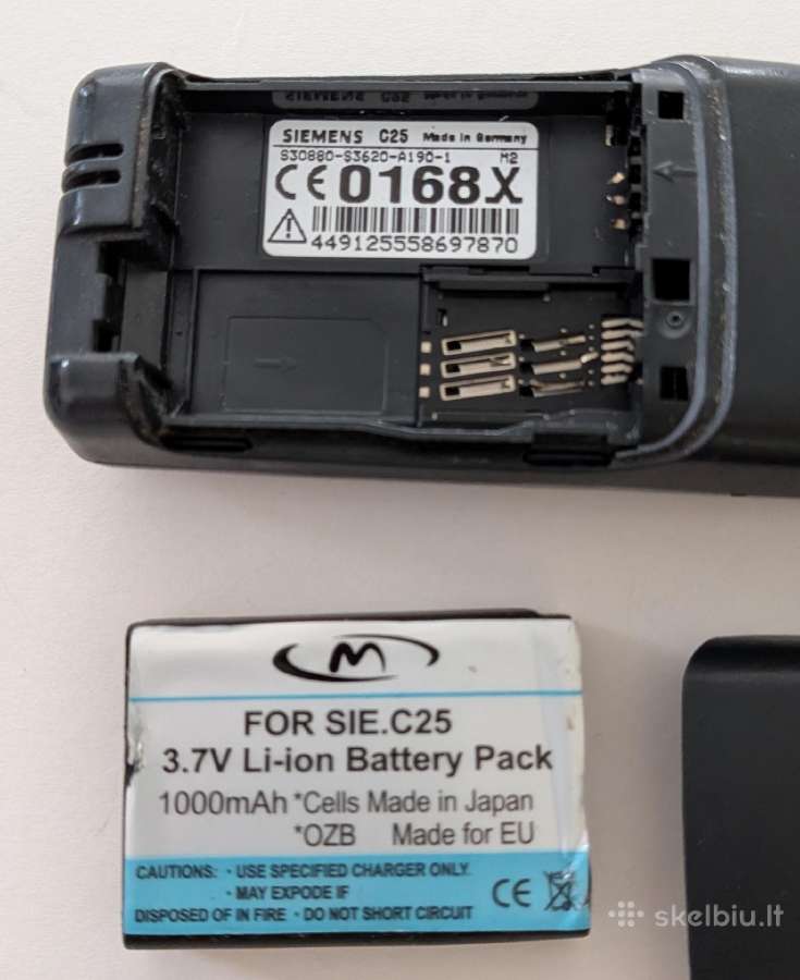 Mobilus telefonas Siemens C25 - nuotraukos Nr. 4