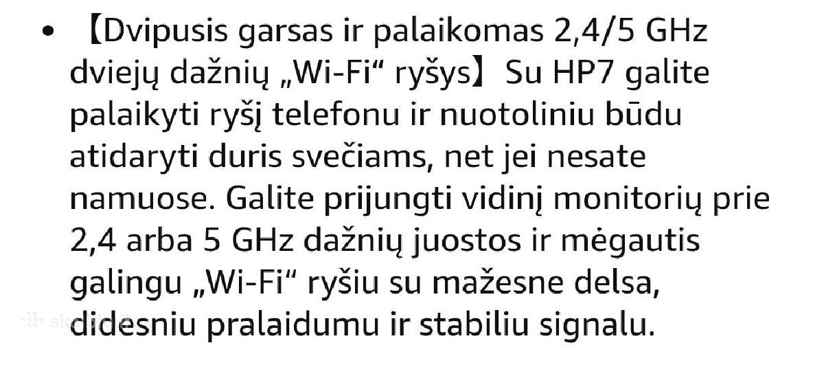 Išmanusis vaizdo domofonas(telefonspyne) Ezviz Hp7 - nuotraukos Nr. 7