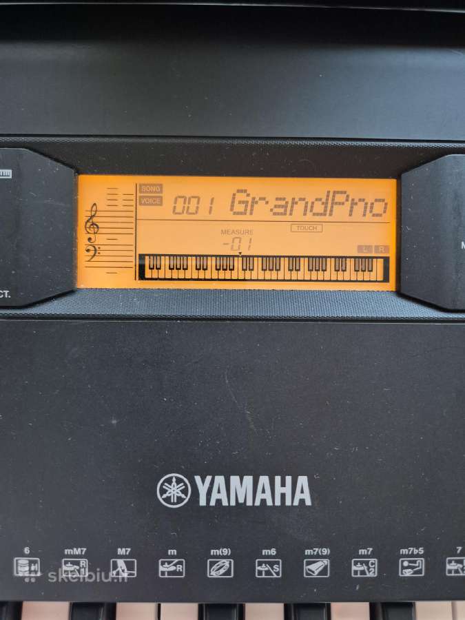 Sintezatorius Yamaha - nuotraukos Nr. 4
