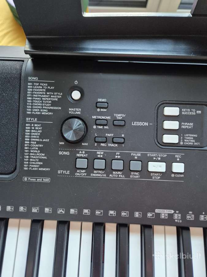 Sintezatorius Yamaha - nuotraukos Nr. 5