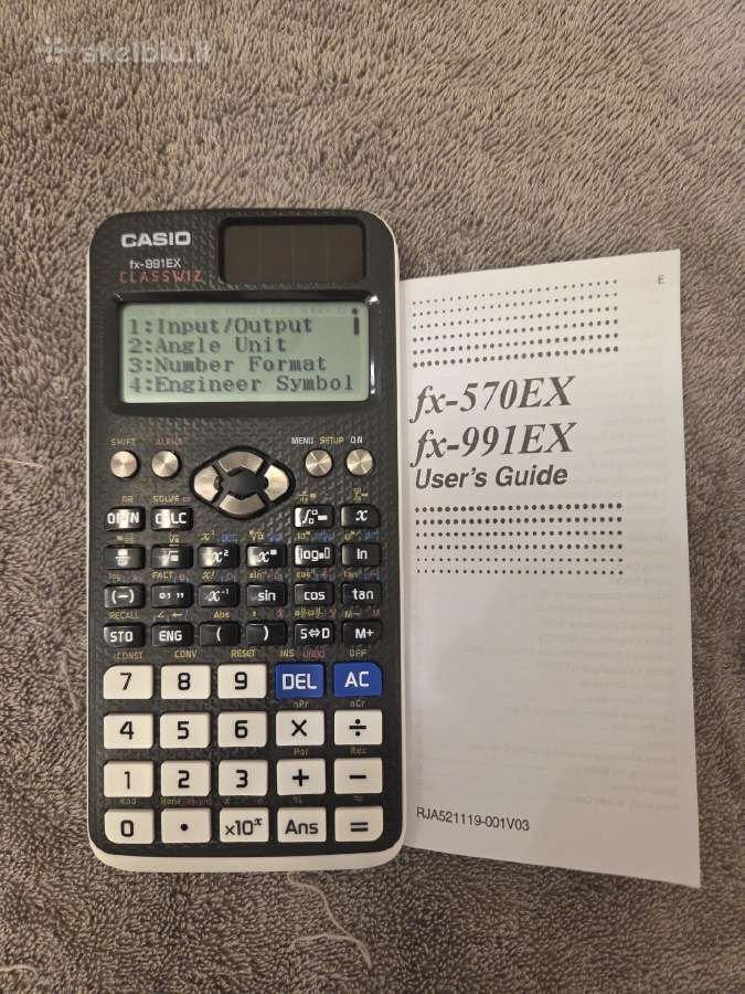 Casio fx-991ex - nuotraukos Nr. 2