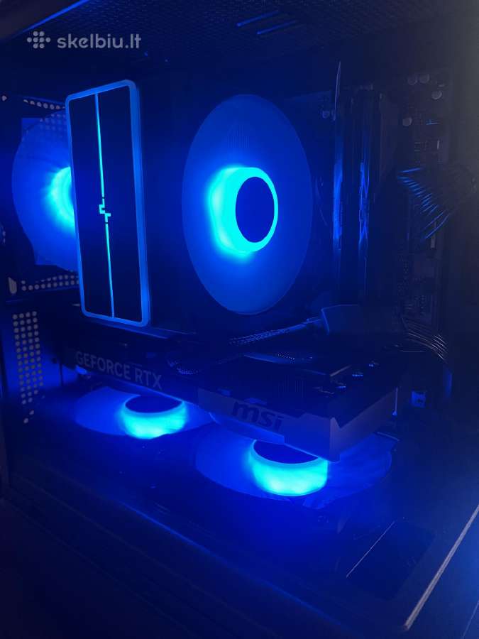 Galingas Pc+240hz Mon -Rtx 5070, 7800x3d, 32gb RAM - nuotraukos Nr. 3