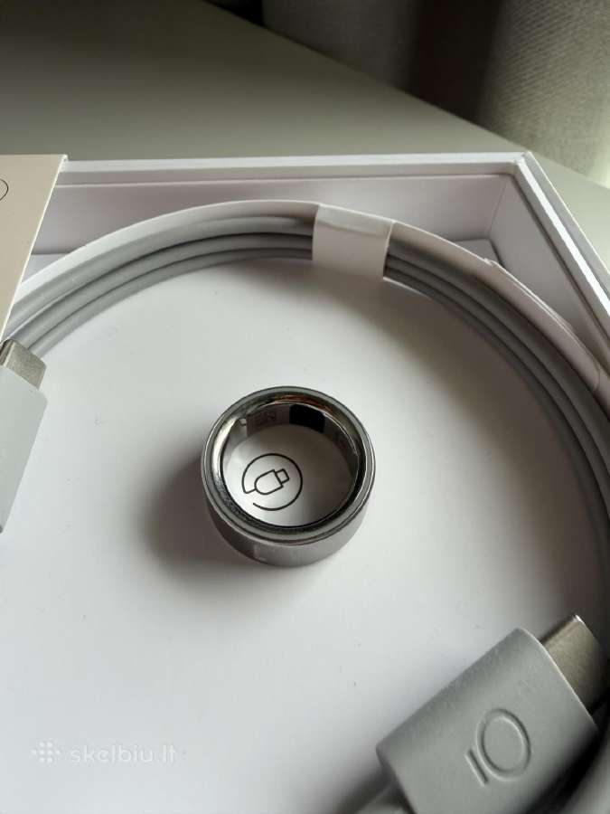 Oura Ring 4 Size 8, Brushed Silver For parts - nuotraukos Nr. 5