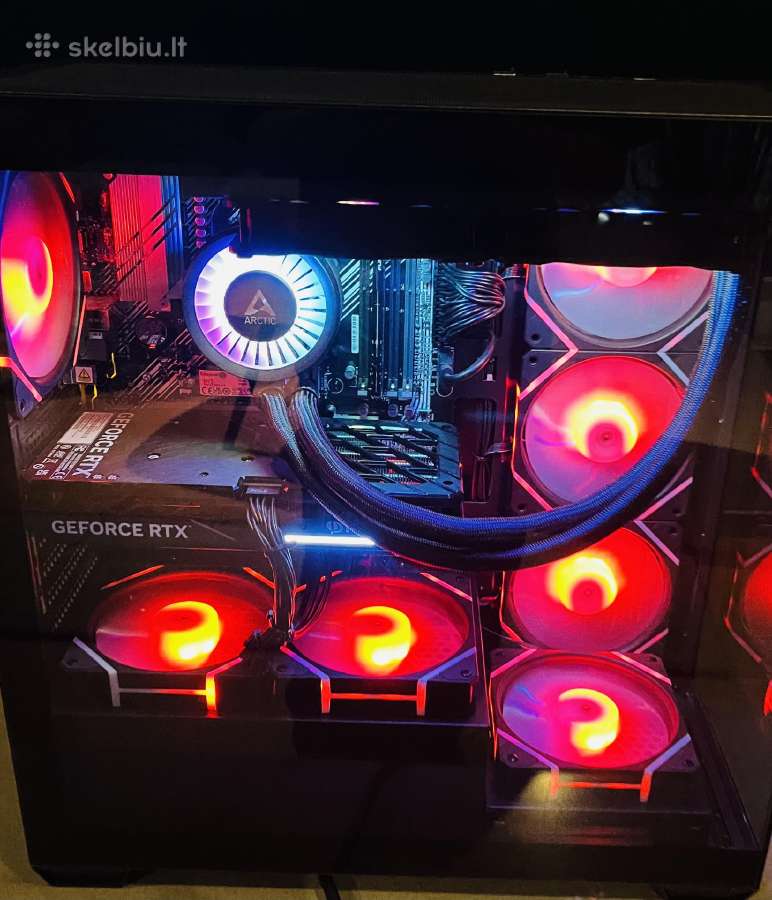 Rtx 4060, Ryzen 7, 32 GB, 1 TB, Intop R7 Aqua - nuotraukos Nr. 10