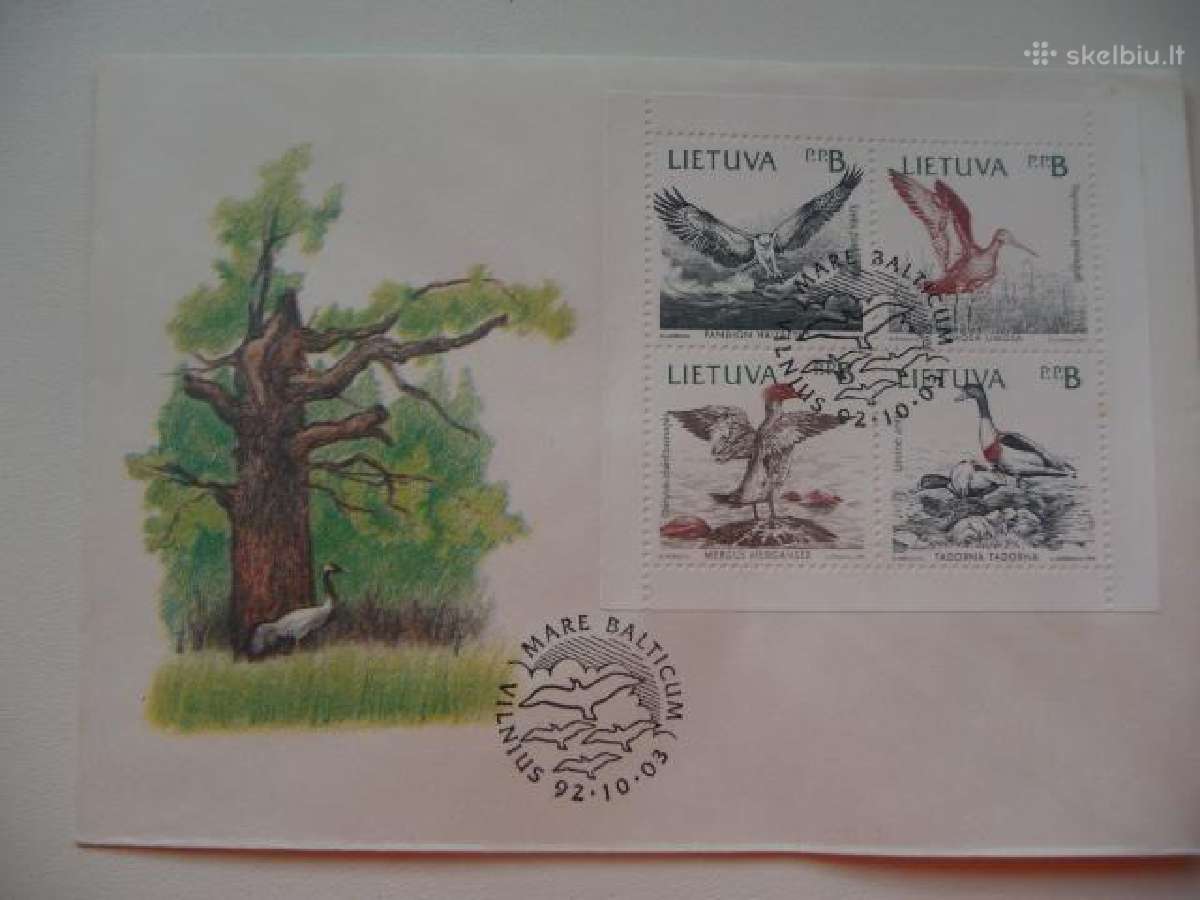 1990 pirmos dienos Pasto Vokas Kolekcinis - nuotraukos Nr. 3