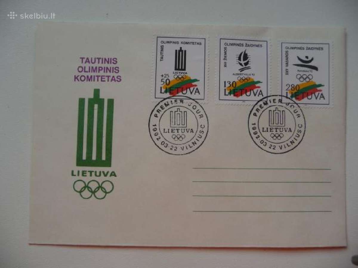 1990 pirmos dienos Pasto Vokas Kolekcinis - nuotraukos Nr. 5