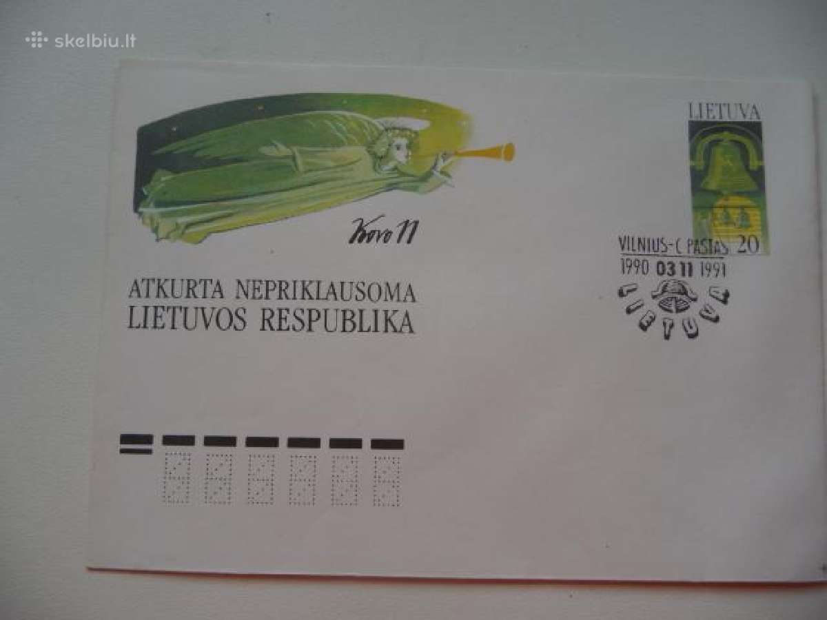 1990 pirmos dienos Pasto Vokas Kolekcinis - nuotraukos Nr. 6