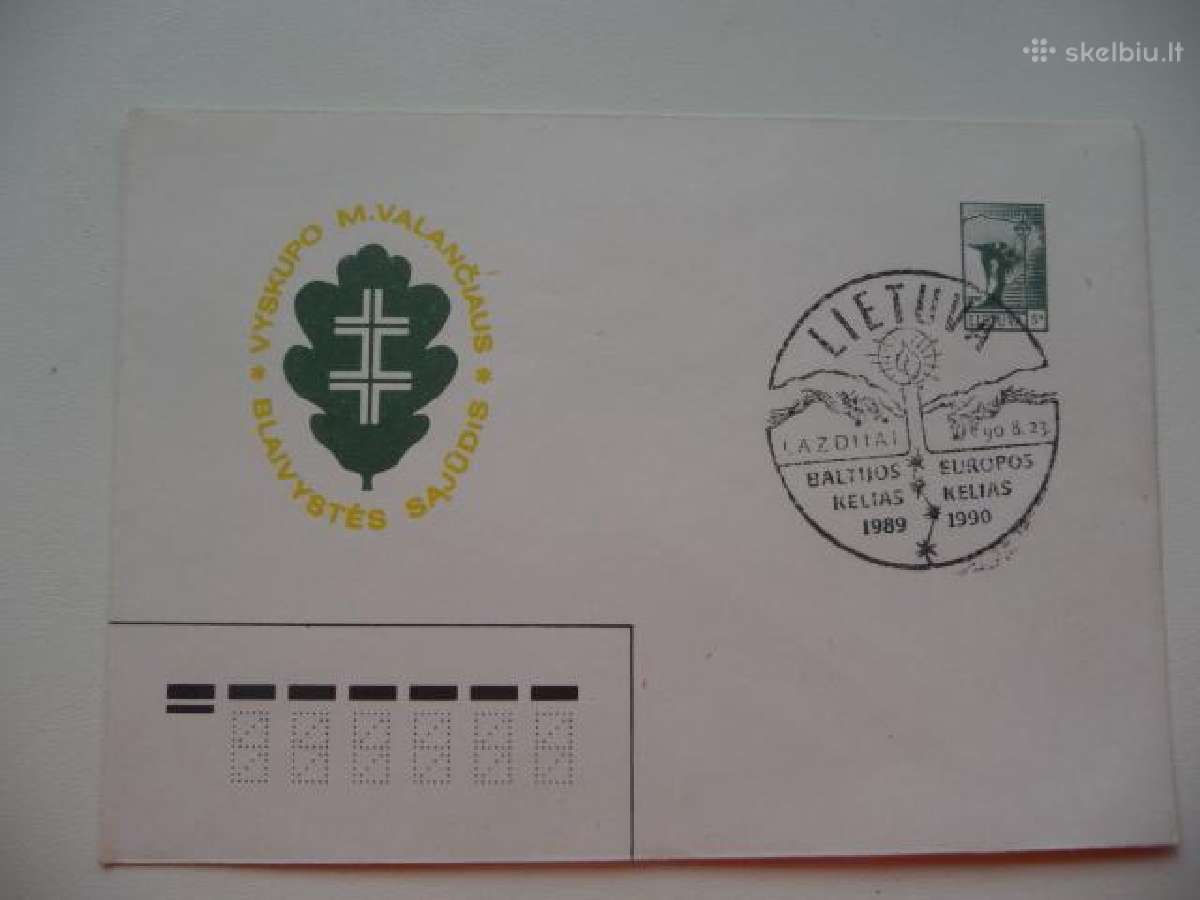 1990 pirmos dienos Pasto Vokas Kolekcinis - nuotraukos Nr. 7