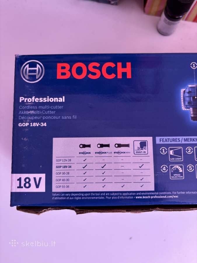 Naujas Daugiafunkcis įrankis Bosch - nuotraukos Nr. 3
