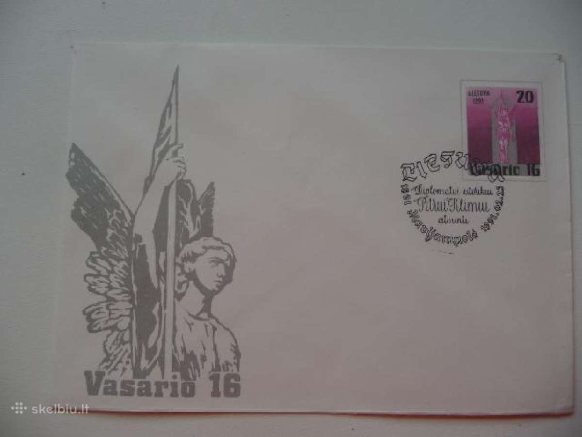 1990 pirmos dienos Pasto Vokas Kolekcinis - nuotraukos Nr. 13