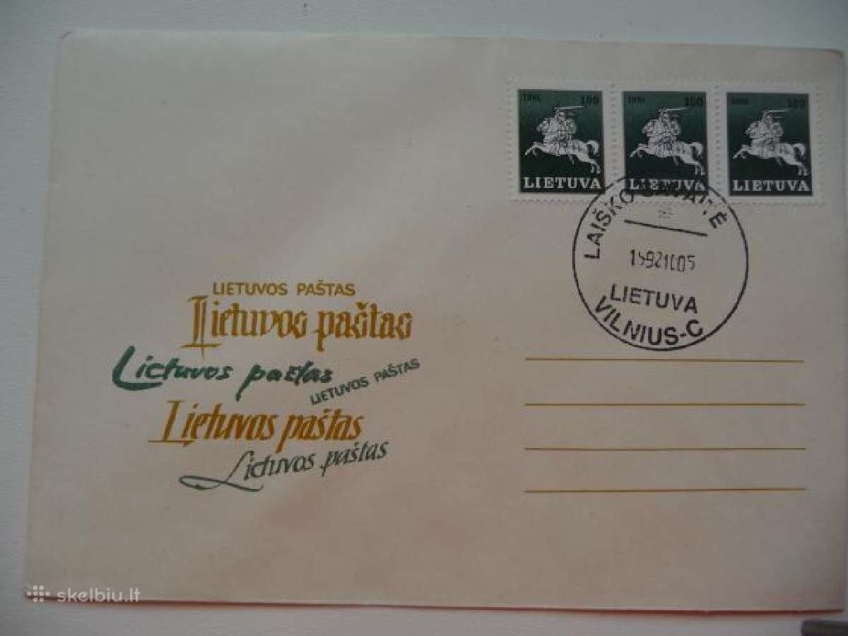 1990 pirmos dienos Pasto Vokas Kolekcinis - nuotraukos Nr. 14